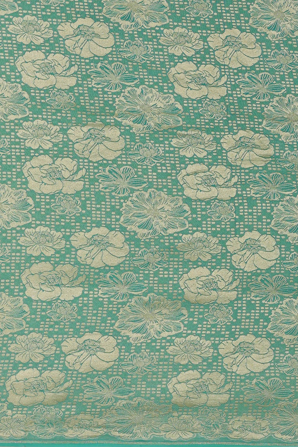 Image of Banarasi Georgette Sea Blue Saree