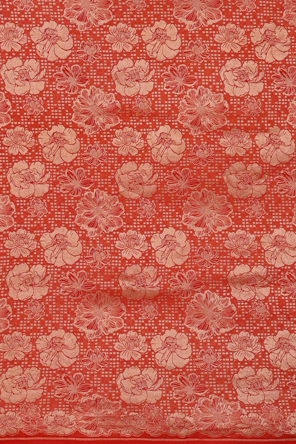 Image of Banarasi Georgette Crepe Red Saree