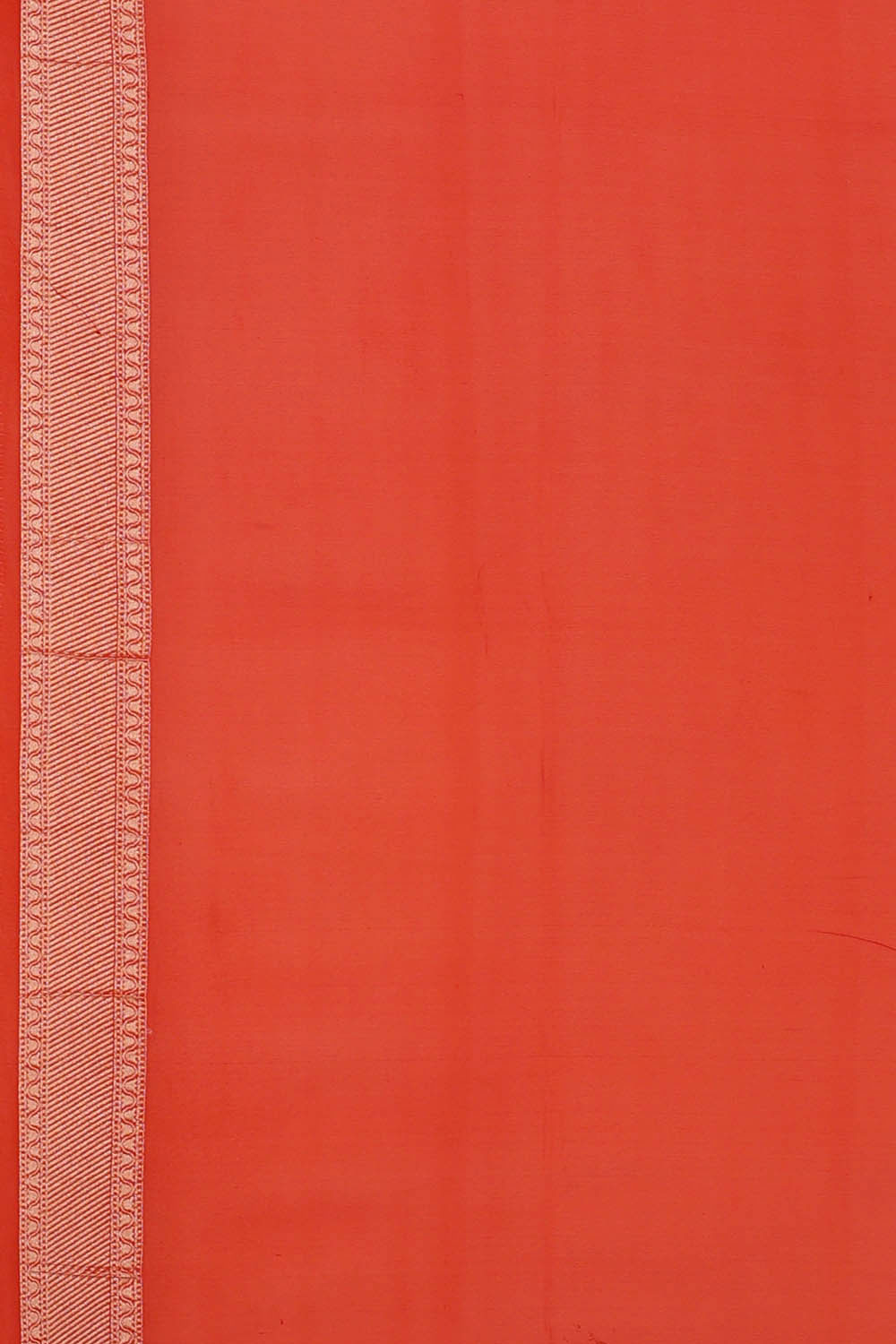 Banarasi Georgette Crepe Dark Orange Saree