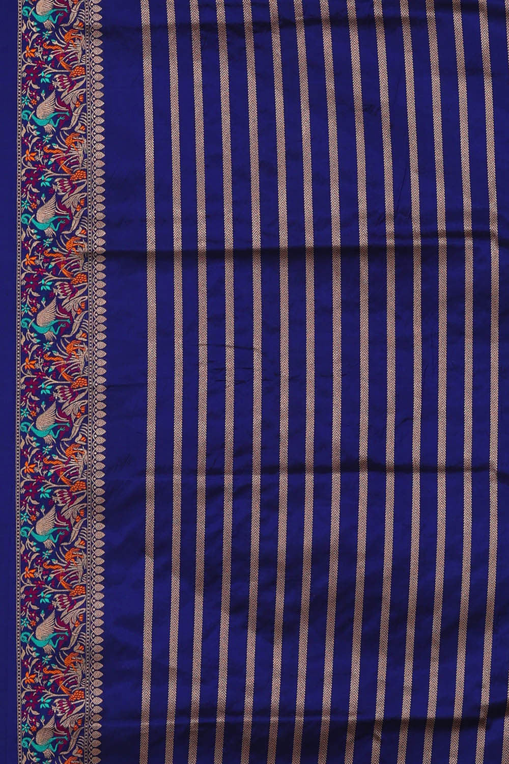 Image of Banarasi Silk Royal Blue Saree