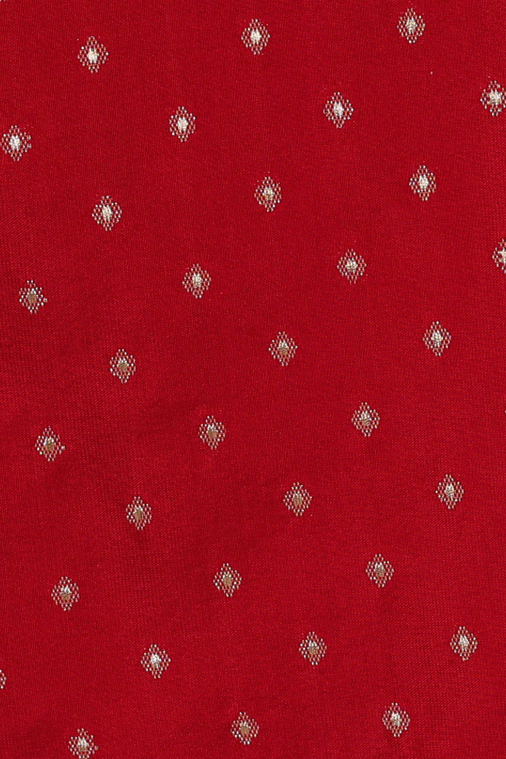 Image of Banarasi Silk Red Saree