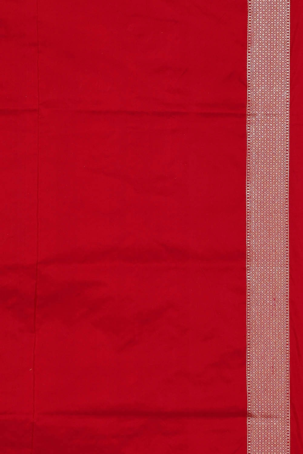 Image of Banarasi Silk Red Saree