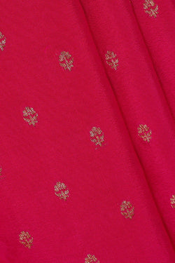 Image of Banarasi Crepe Rani Pink Saree