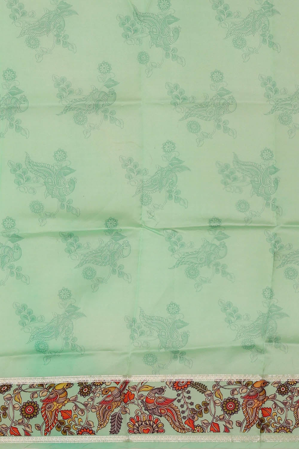 Image of Banarasi Silk Lux Green Saree