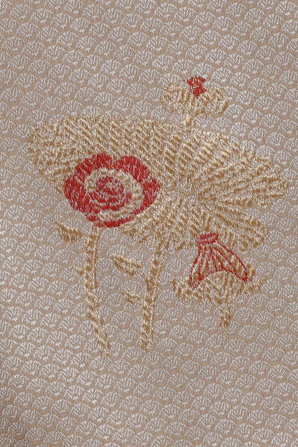 Image of Banarasi Silk Creamy Silver Saree