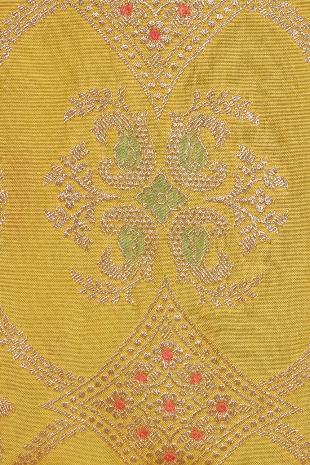 Banarasi Silk Yellow Saree