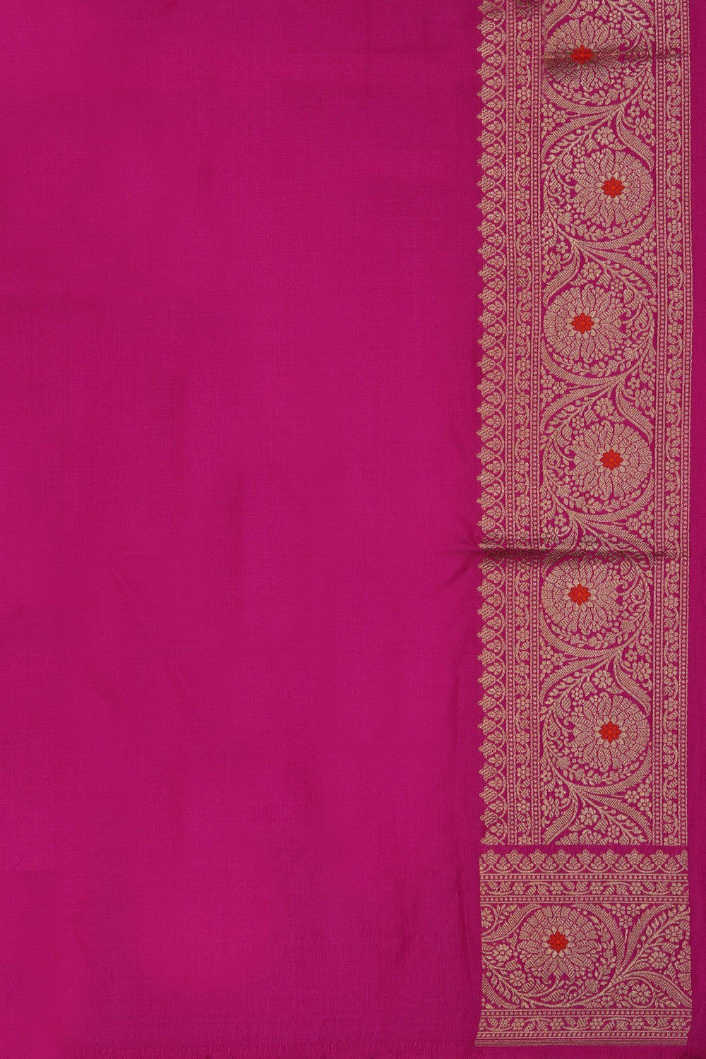 Banarasi Brocade Silk Pink Saree
