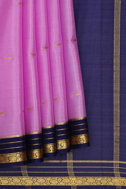Image of Binny Crepe Lavender Pink Saree