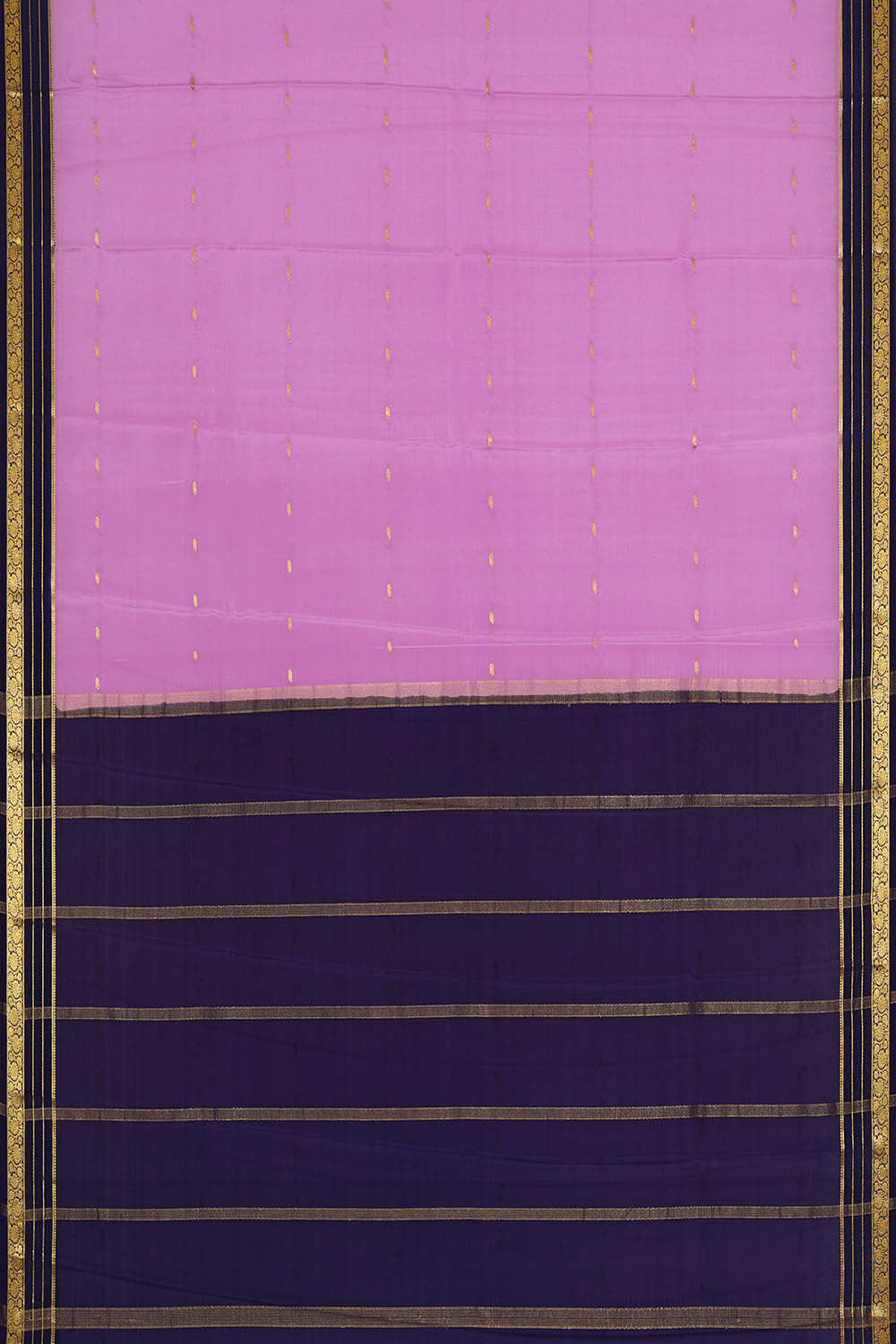 Binny Crepe Lavender Pink Saree