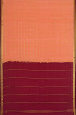 Image of Binny Crepe Peach Saree