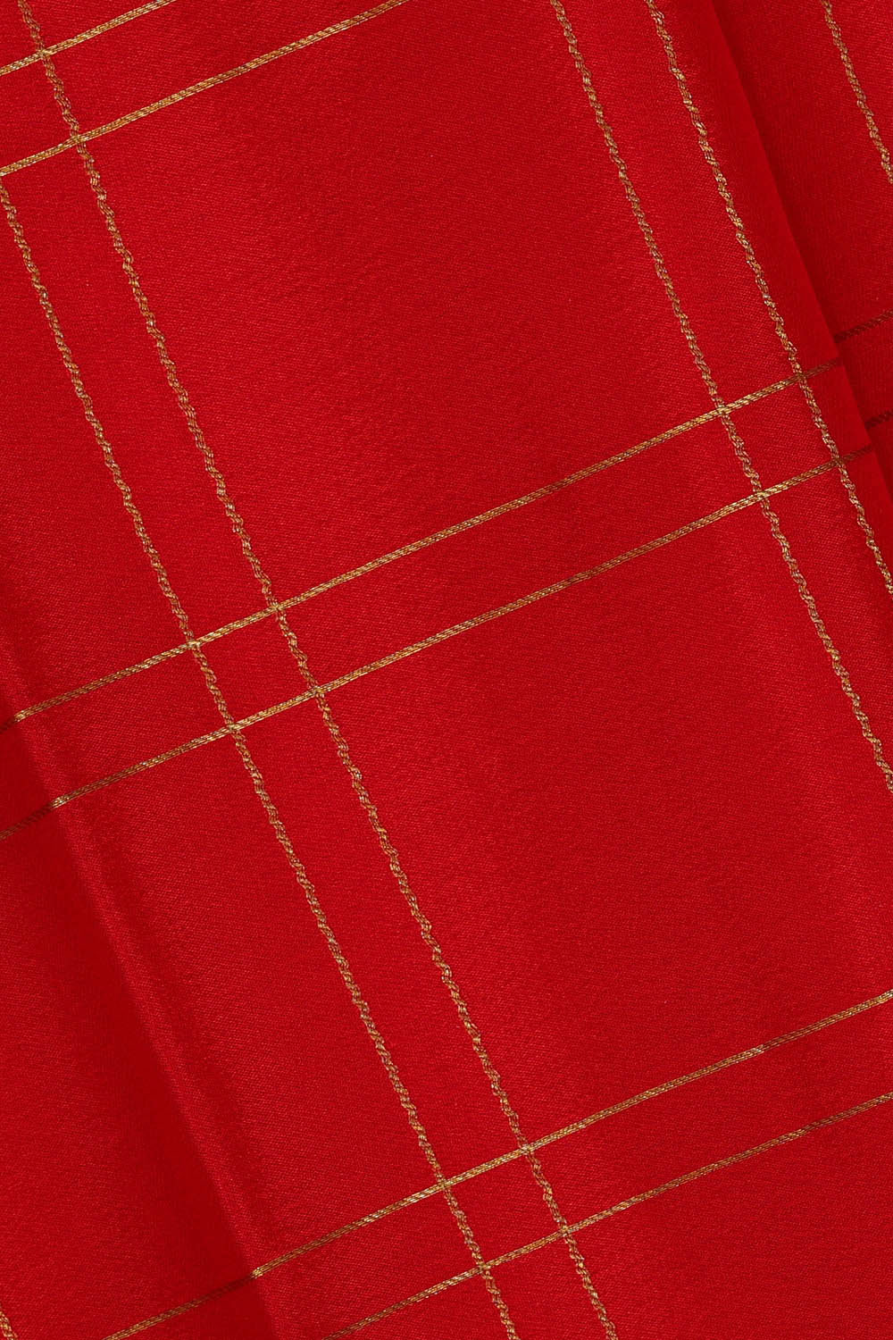 Binny Crepe Red Saree