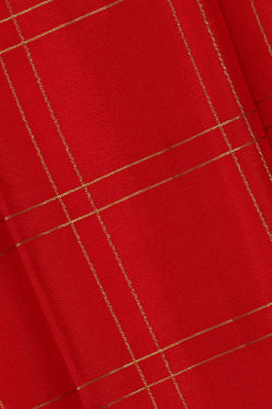 Image of Binny Crepe Red Saree