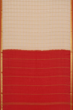 Image of Binny Crepe Cream Saree