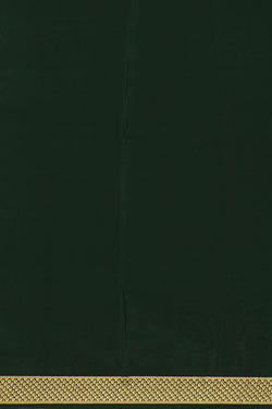 Image of Binny Crepe Bottle Green Saree