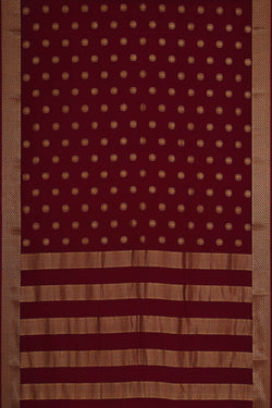 Image of Binny Silk Dark Red Saree