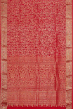 Image of Binny Crepe Red Saree