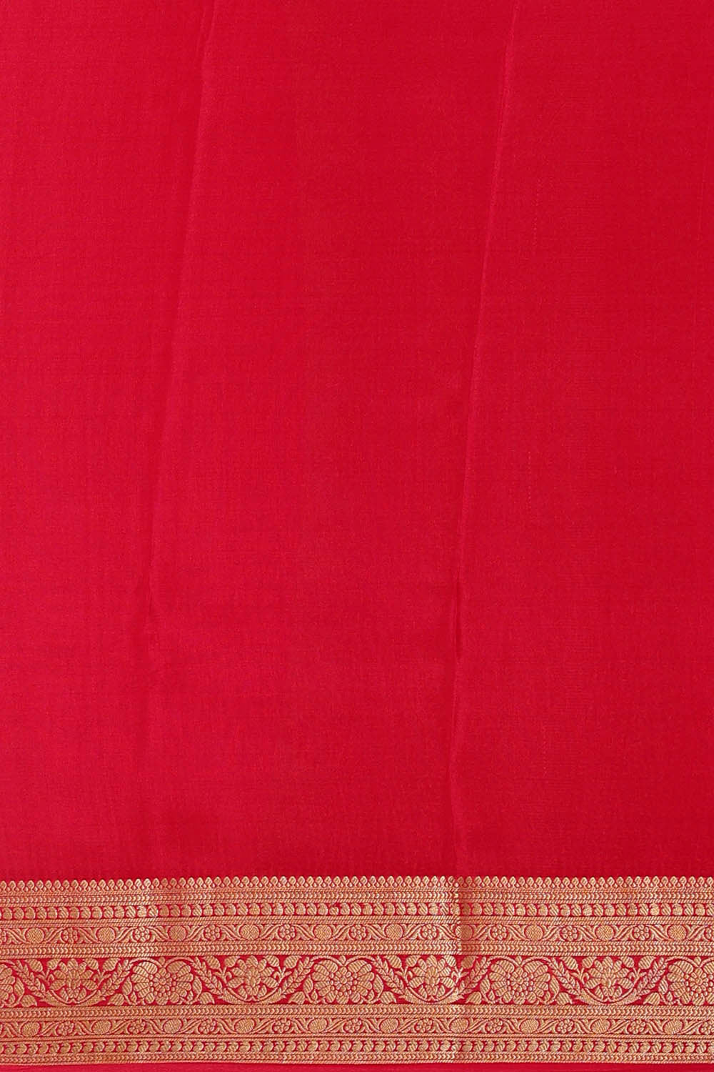 Binny Crepe Red Saree