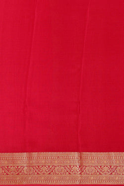 Image of Binny Crepe Red Saree