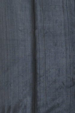Image of Tussar Brown Embroidered Saree