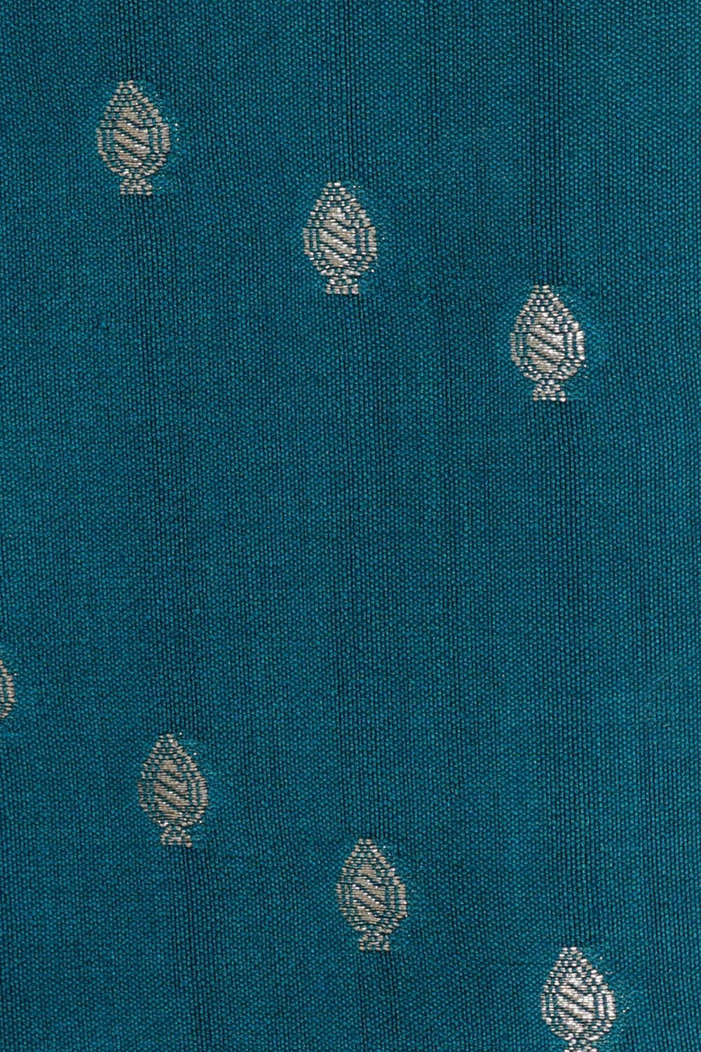 Peacock Blue Silk Saree
