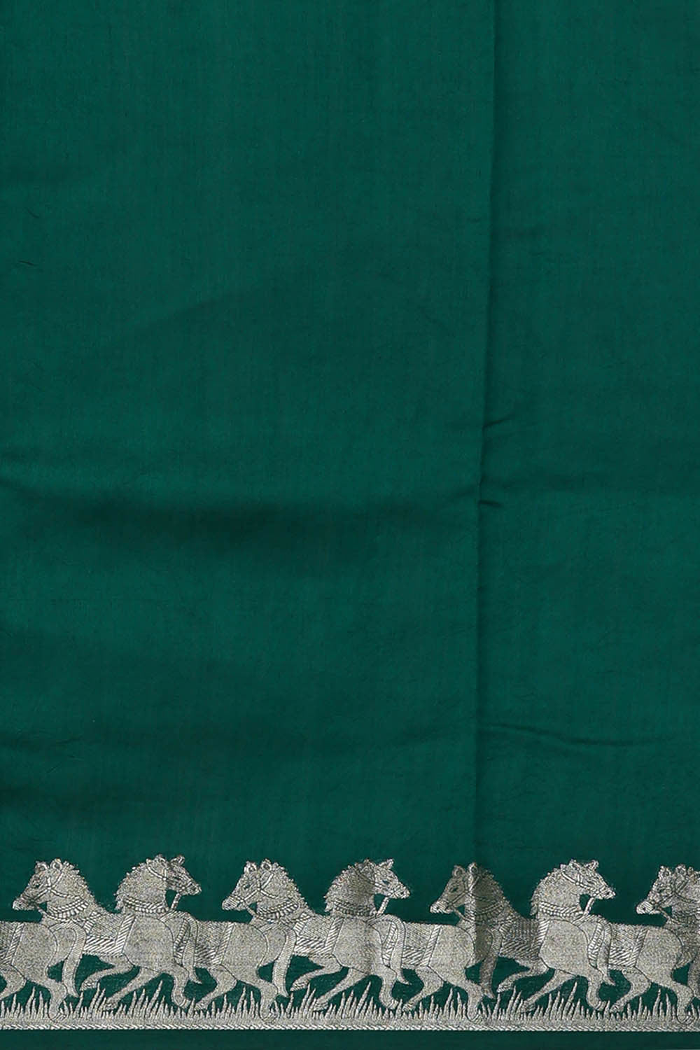 Peacock Green Silk Saree