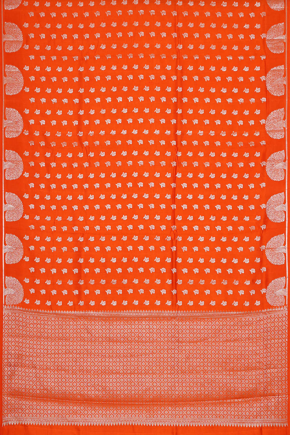 Orange Silk Saree