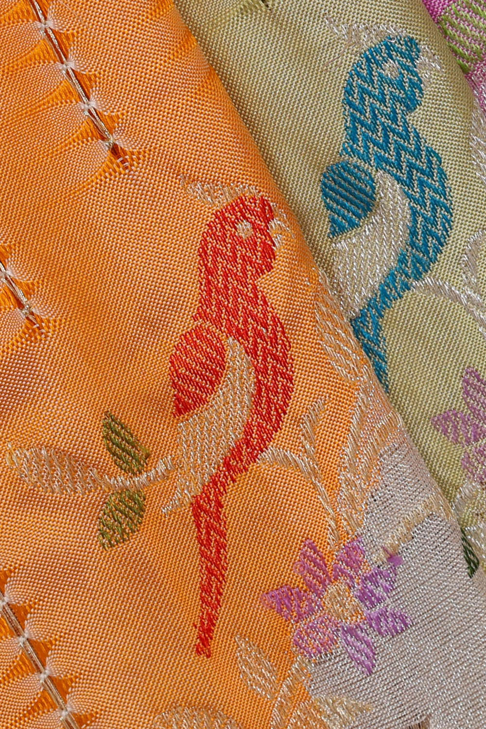 Image of Banarasi Silk Multicolour Saree