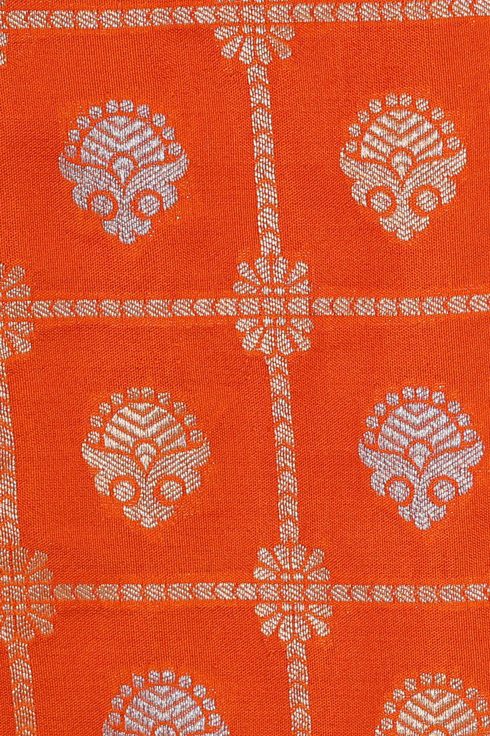 Banarasi Silk Orange Saree