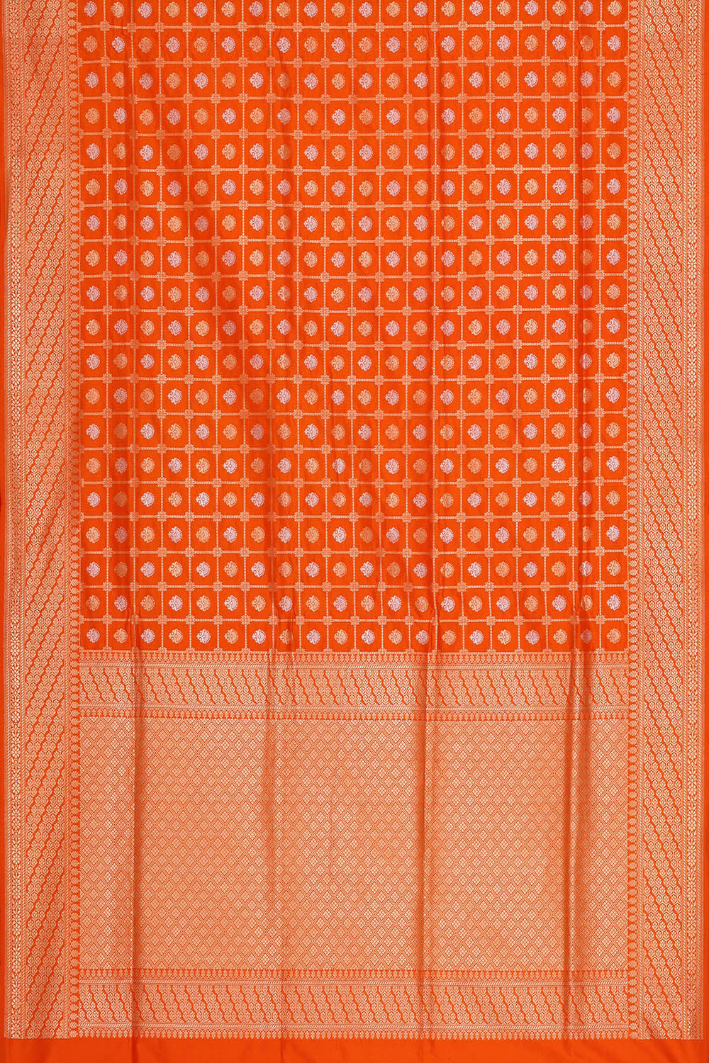 Banarasi Silk Orange Saree