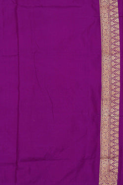 Image of Banarasi Silk Purple Saree
