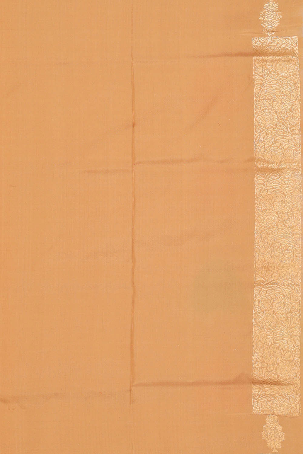 Image of Banarasi Silk Dark Cream Saree