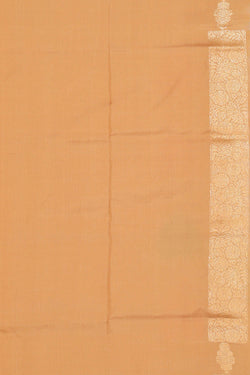 Image of Banarasi Silk Dark Cream Saree