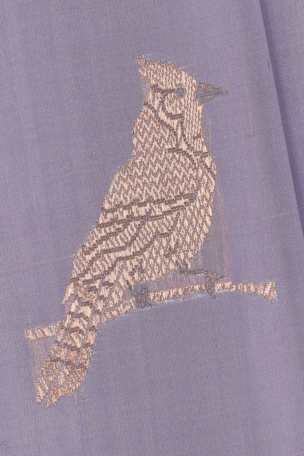 Image of Banarasi Silk Lavender Saree
