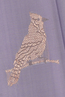 Image of Banarasi Silk Lavender Saree