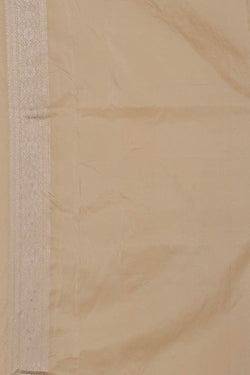 Image of Banarasi Silk Cream Saree