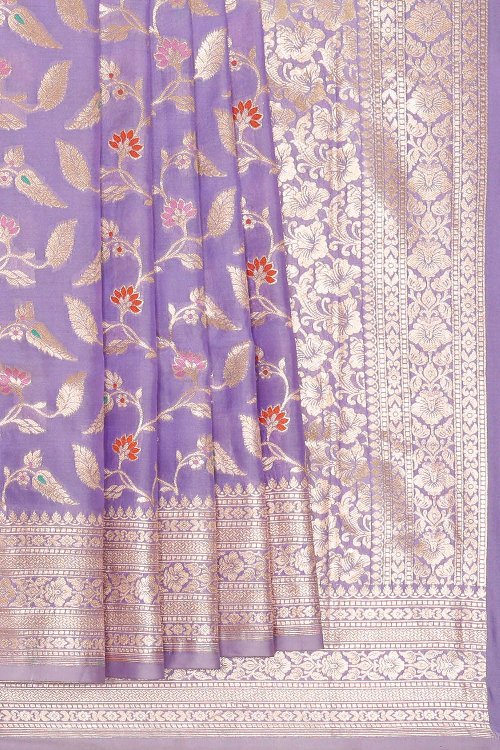 Banarasi Silk Lavender Saree