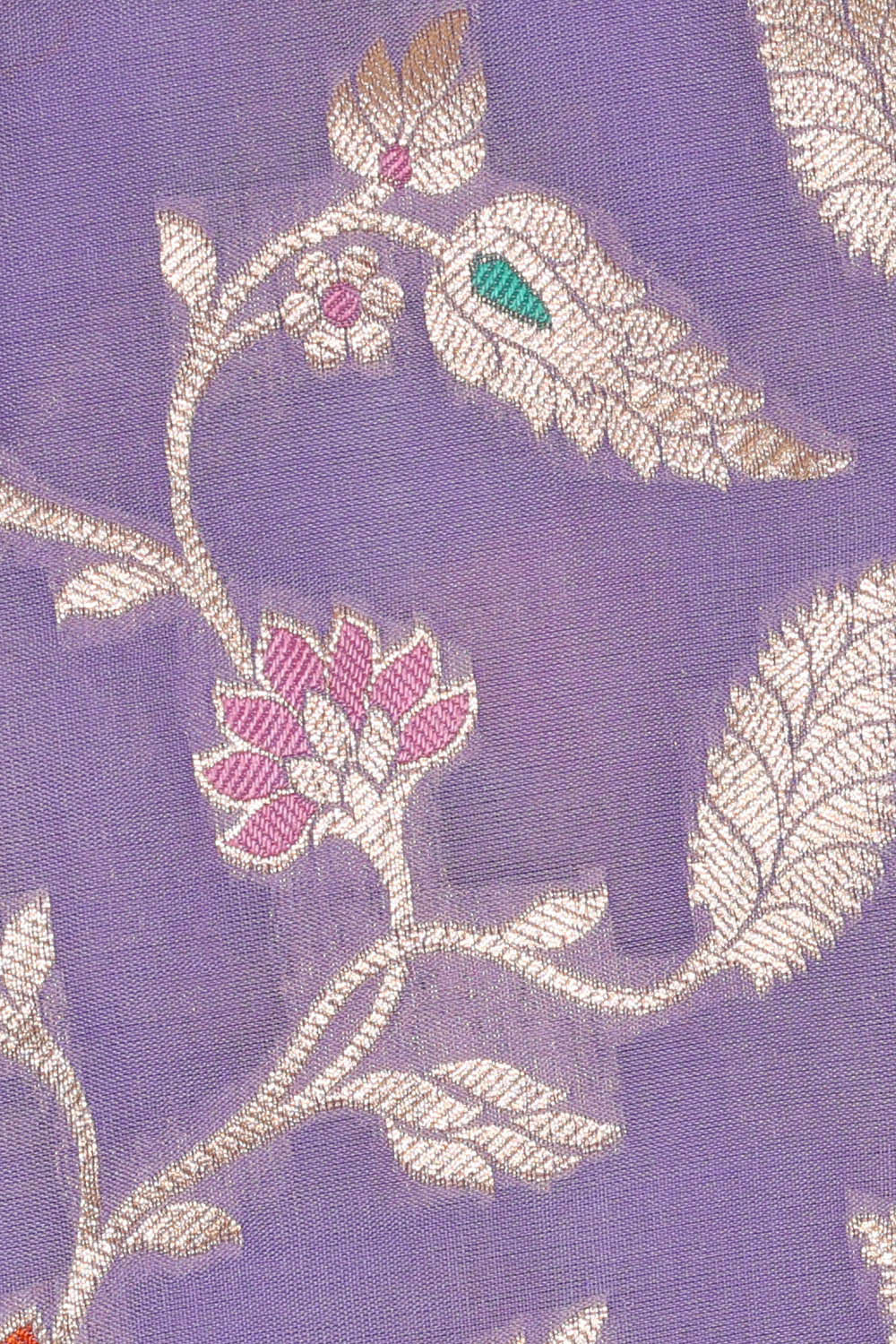 Banarasi Silk Lavender Saree