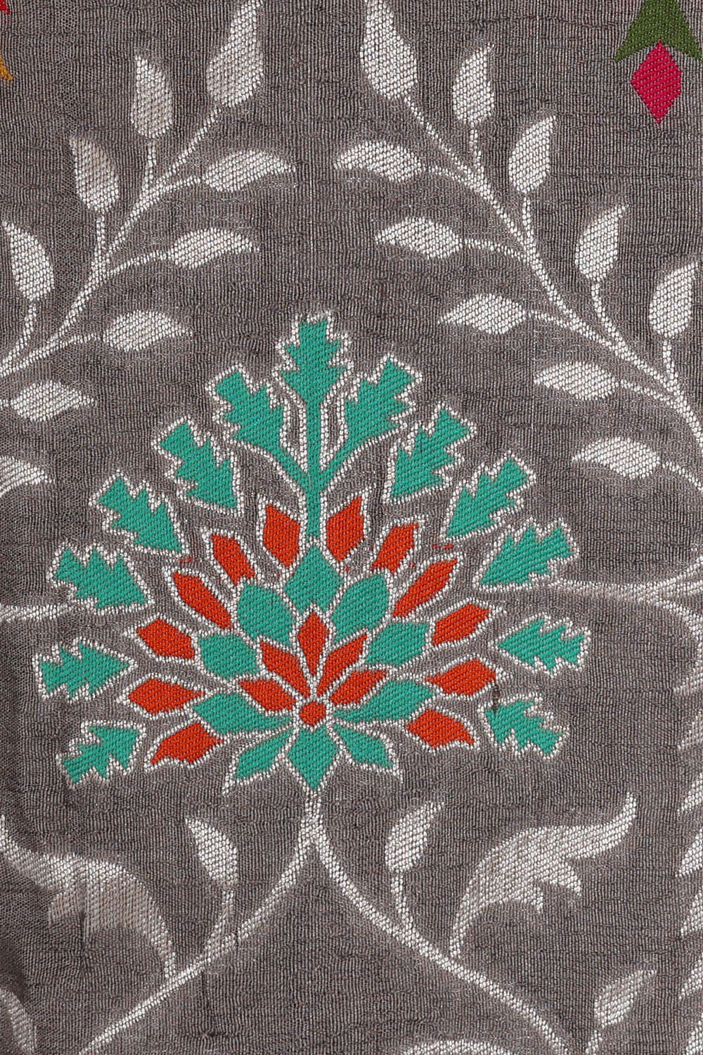 Georgette Grey Saree