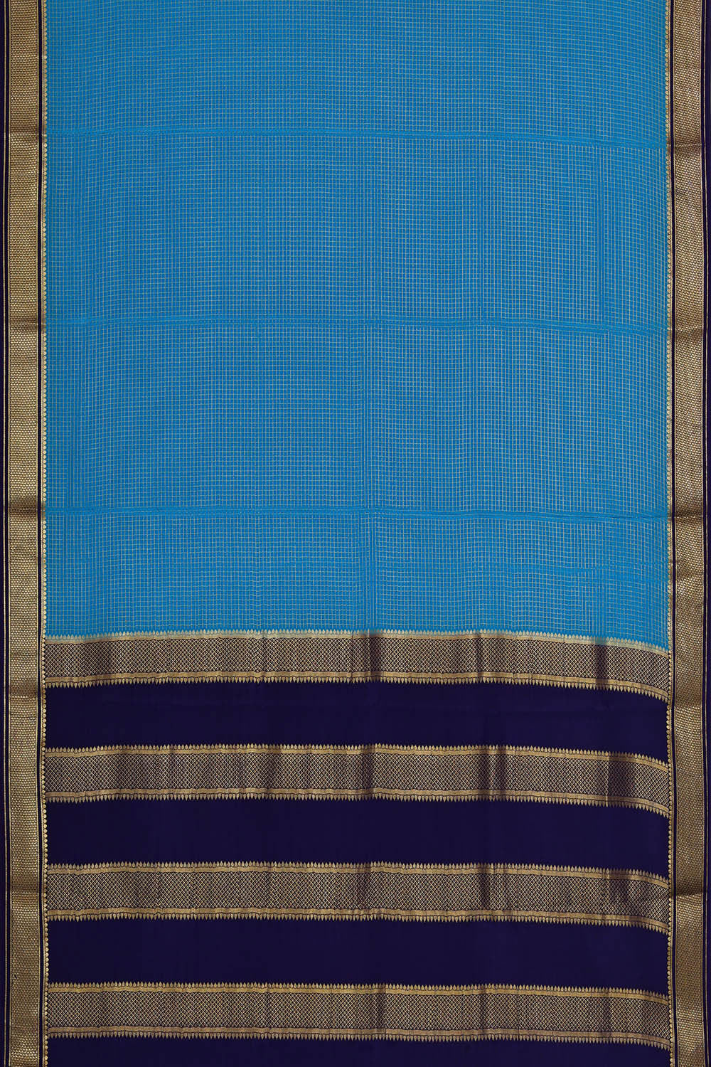 Image of Binny Silk Sky Blue Saree