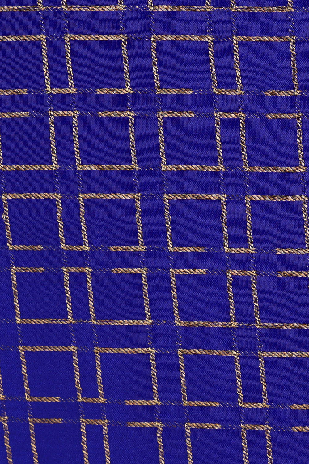 Binny Crepe Royal Blue Saree