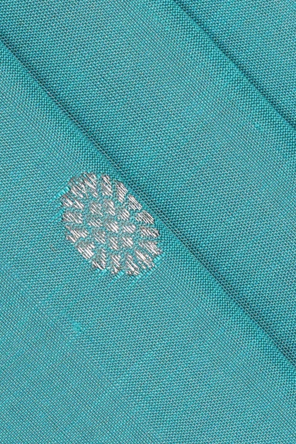 Image of Gadwal Silk Sky Blue Saree