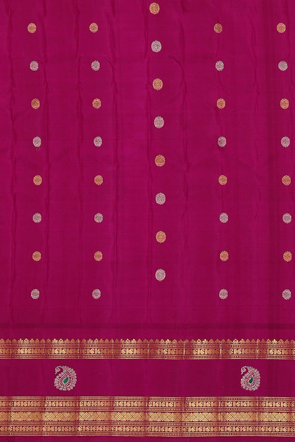 Gadwal Silk Soft Pink Saree