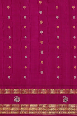 Image of Gadwal Silk Soft Pink Saree