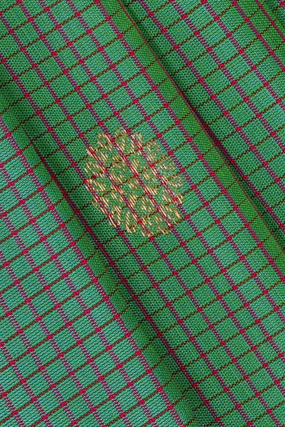 Image of Gadwal Silk Sea Green Saree