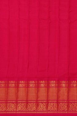 Image of Gadwal Silk Sea Green Saree