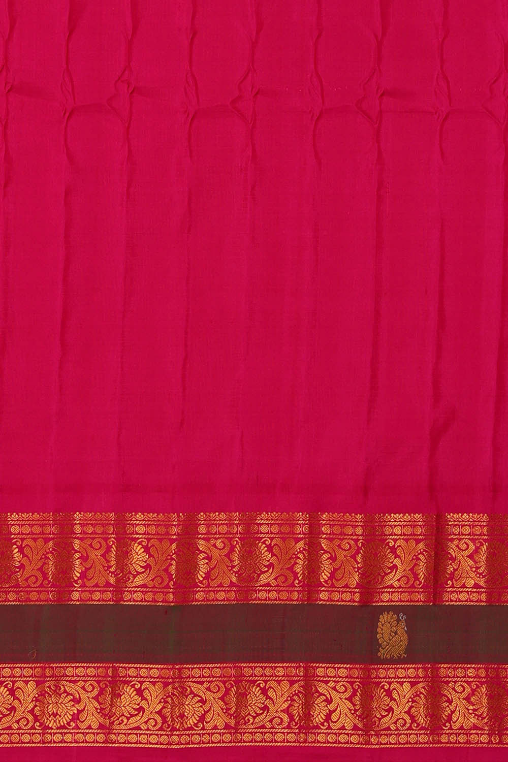 Gadwal Silk Cream Saree