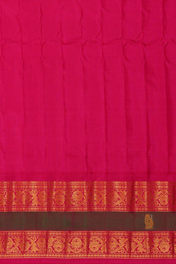 Image of Gadwal Silk Violet Saree