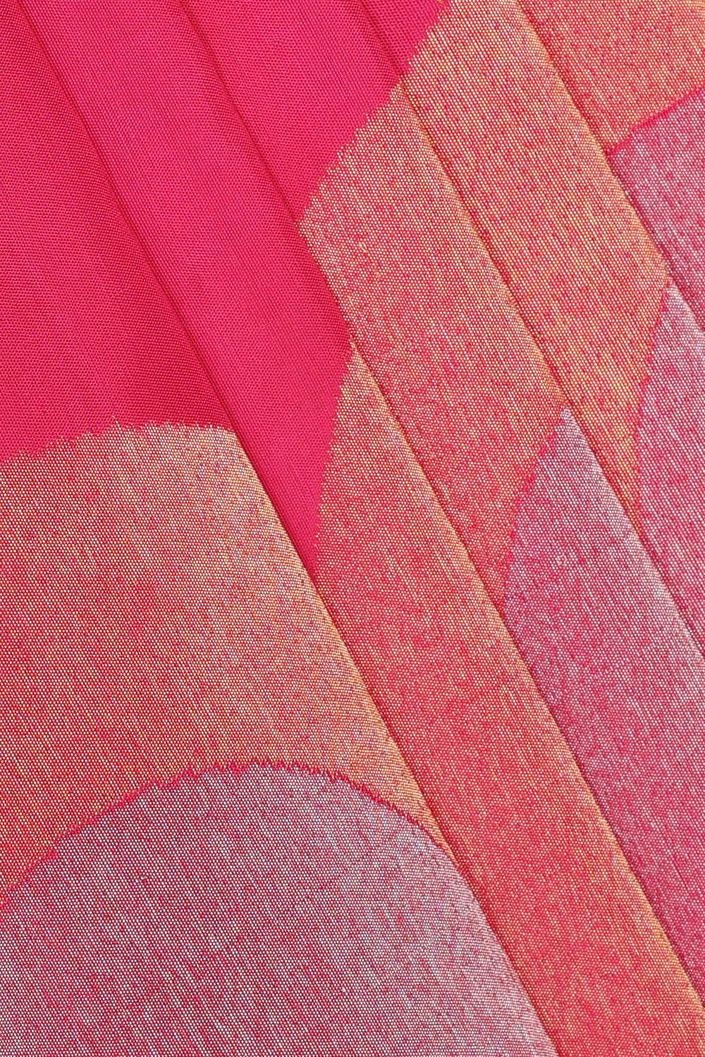 Image of Gadwal Silk Pink Saree