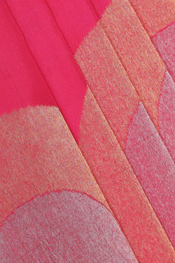 Image of Gadwal Silk Pink Saree