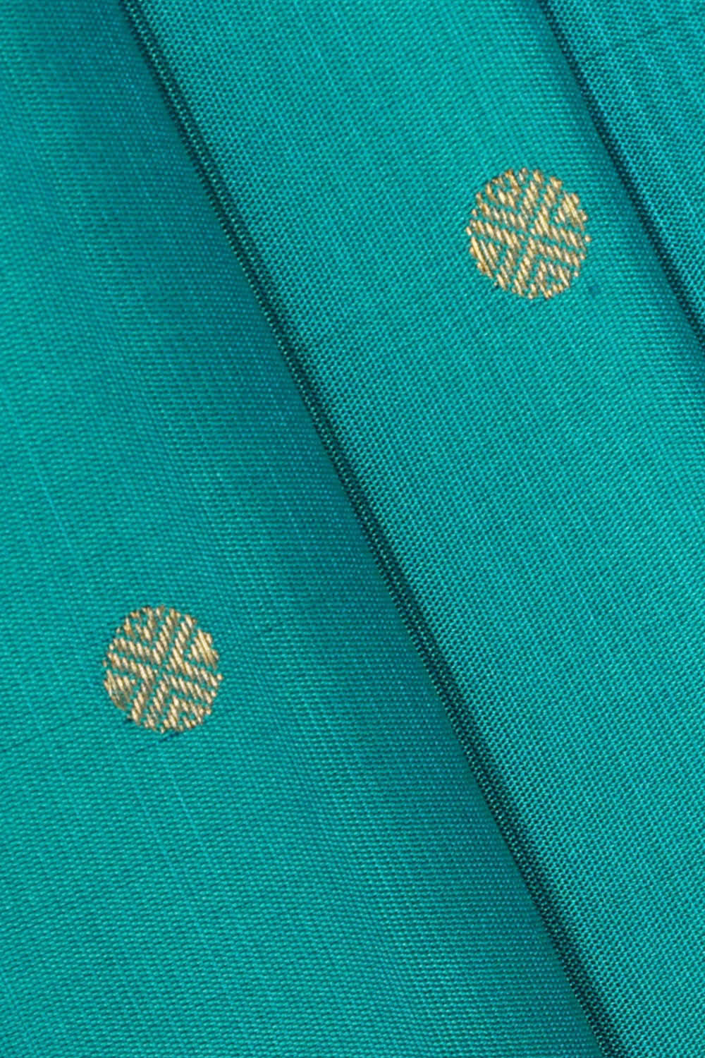 Image of Gadwal Silk Sky Blue Saree